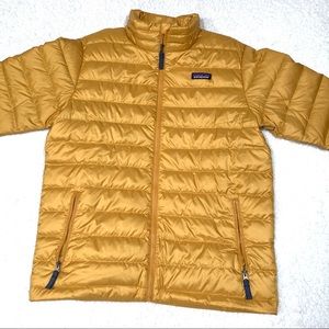 Patagonia Boys Gold Puffy Down Jacket
